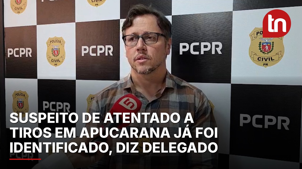 Suspeito de atentado a tiros em Apucarana já foi identificado, diz delegado