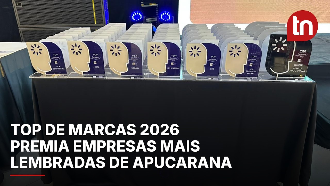 Top de Marcas 2026 premia empresas mais lembradas de Apucarana