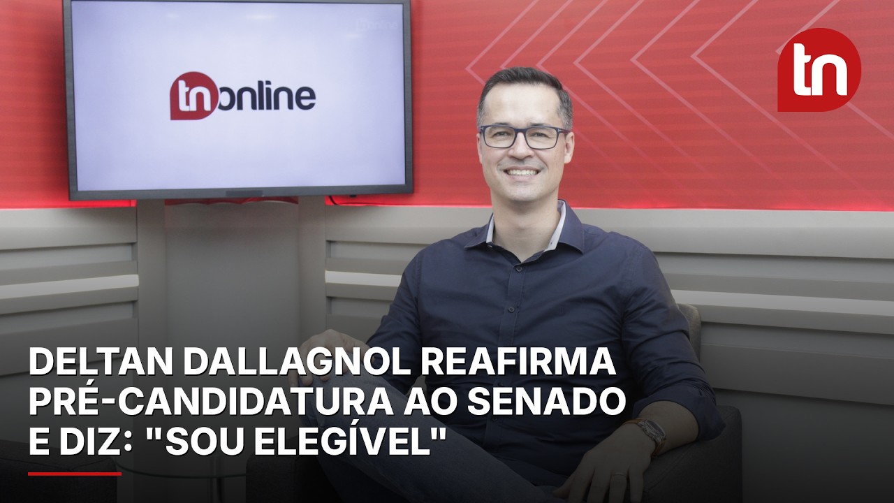 Deltan Dallagnol reafirma pré-candidatura ao Senado e diz: "Sou elegível"