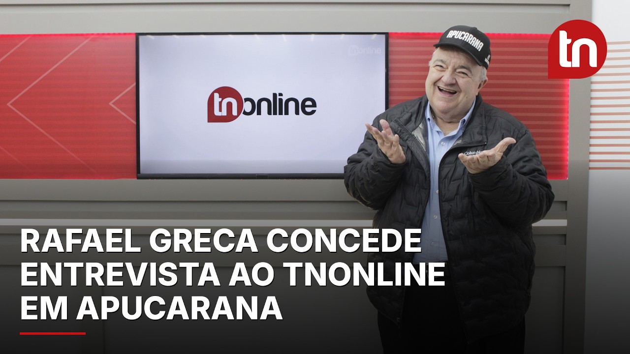 Rafael Greca concede entrevista ao TNOnline em Apucarana