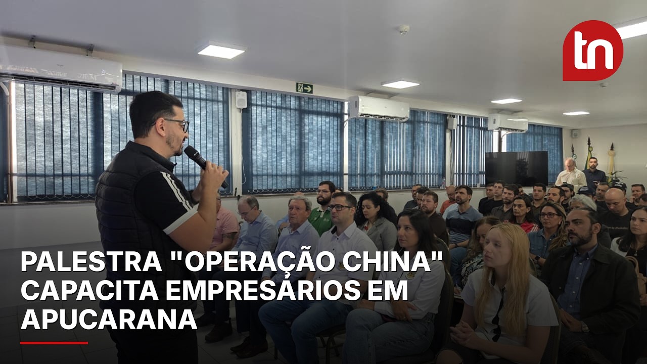Palestra "Operação China" capacita empresários em Apucarana