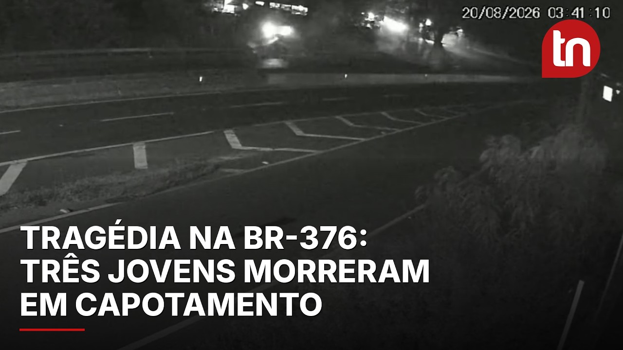 Câmera flagra acidente que deixou três mulheres mortas em Mandaguaçu