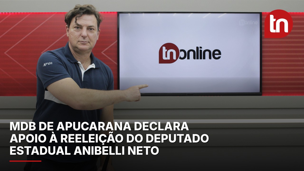 MDB de Apucarana declara apoio à reeleição do deputado estadual Anibelli Neto