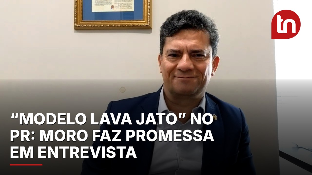 Moro promete modelo Lava Jato no governo do PR