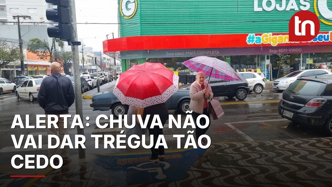 Paraná terá chuvas intensas e volumosas até segunda-feira, aponta Simepar