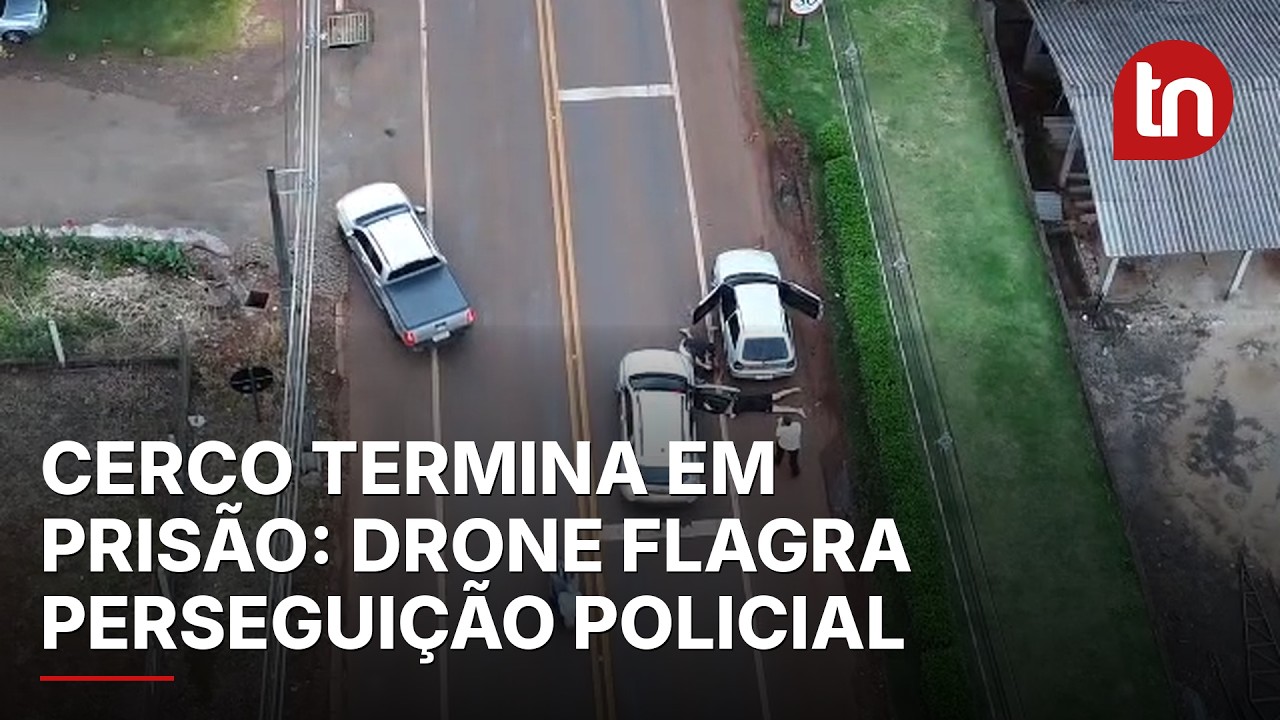 Perseguição policial termina com cerco e prisão por tráfico em Quedas do Iguaçu