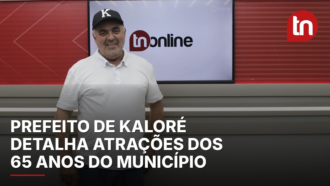 Prefeito de Kaloré detalha atrações dos 65 anos do município