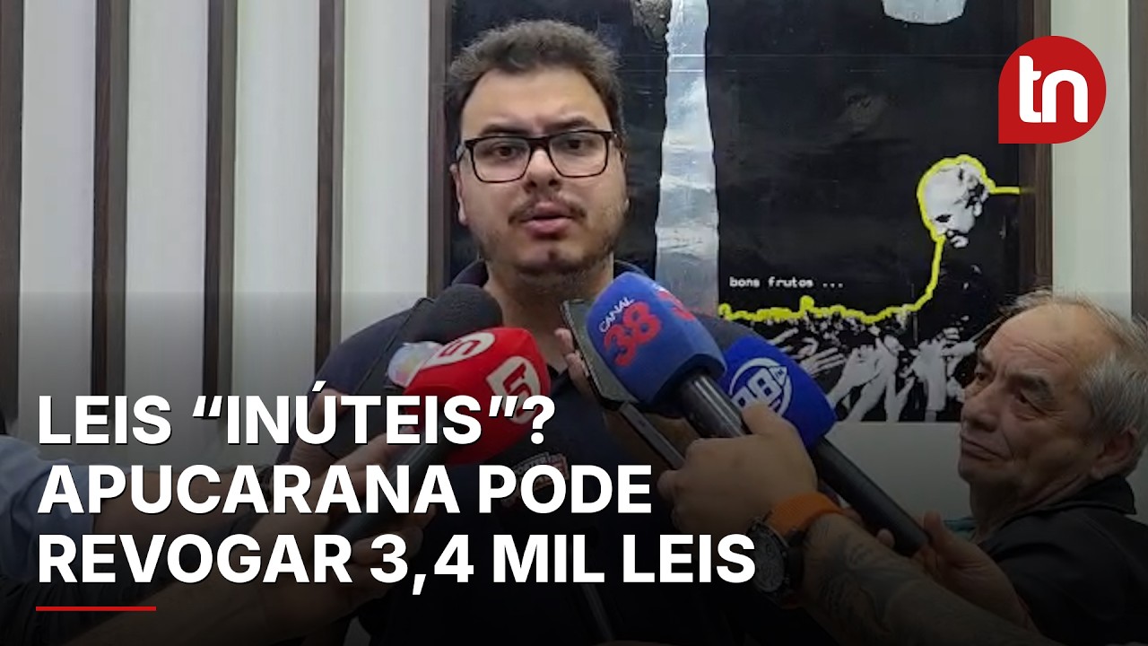 Projeto quer revogar quase metade das leis de Apucarana