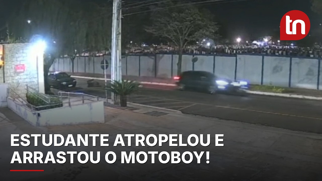Estudante de medicina é preso após atropelar e arrastar motoboy em Maringá