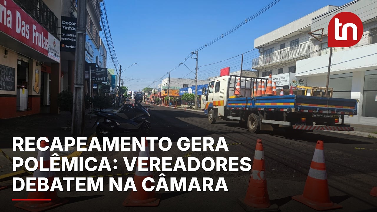 Recape asfáltico gera debate entre vereadores na Câmara de Apucarana