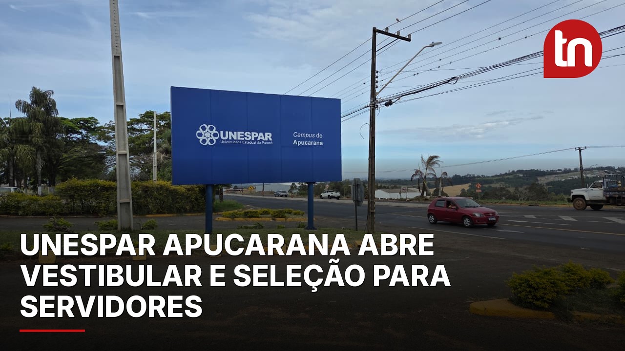 Unespar Apucarana abre vestibular e anuncia seleção de servidores