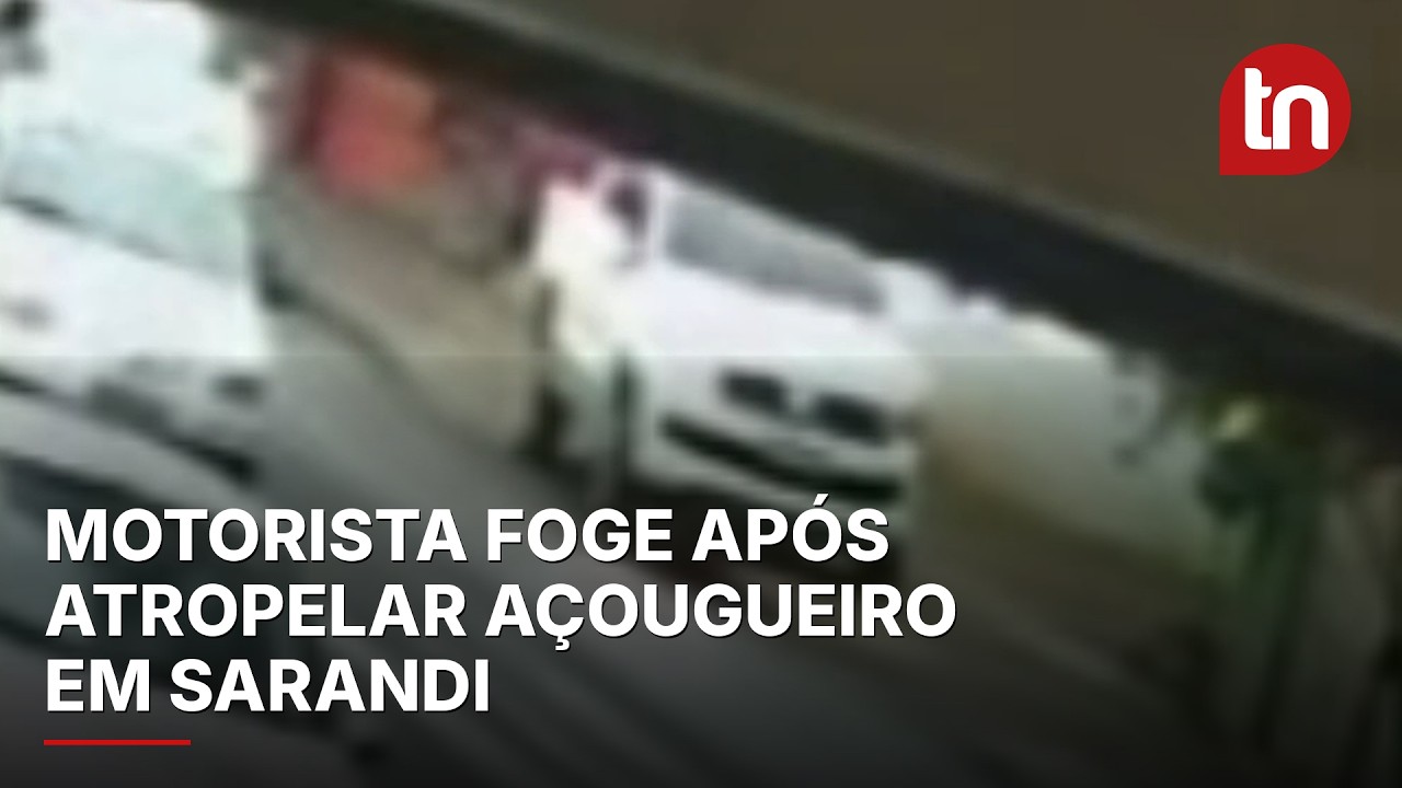 Açougueiro morre atropelado na calçada no PR; motorista foge, mas se entrega