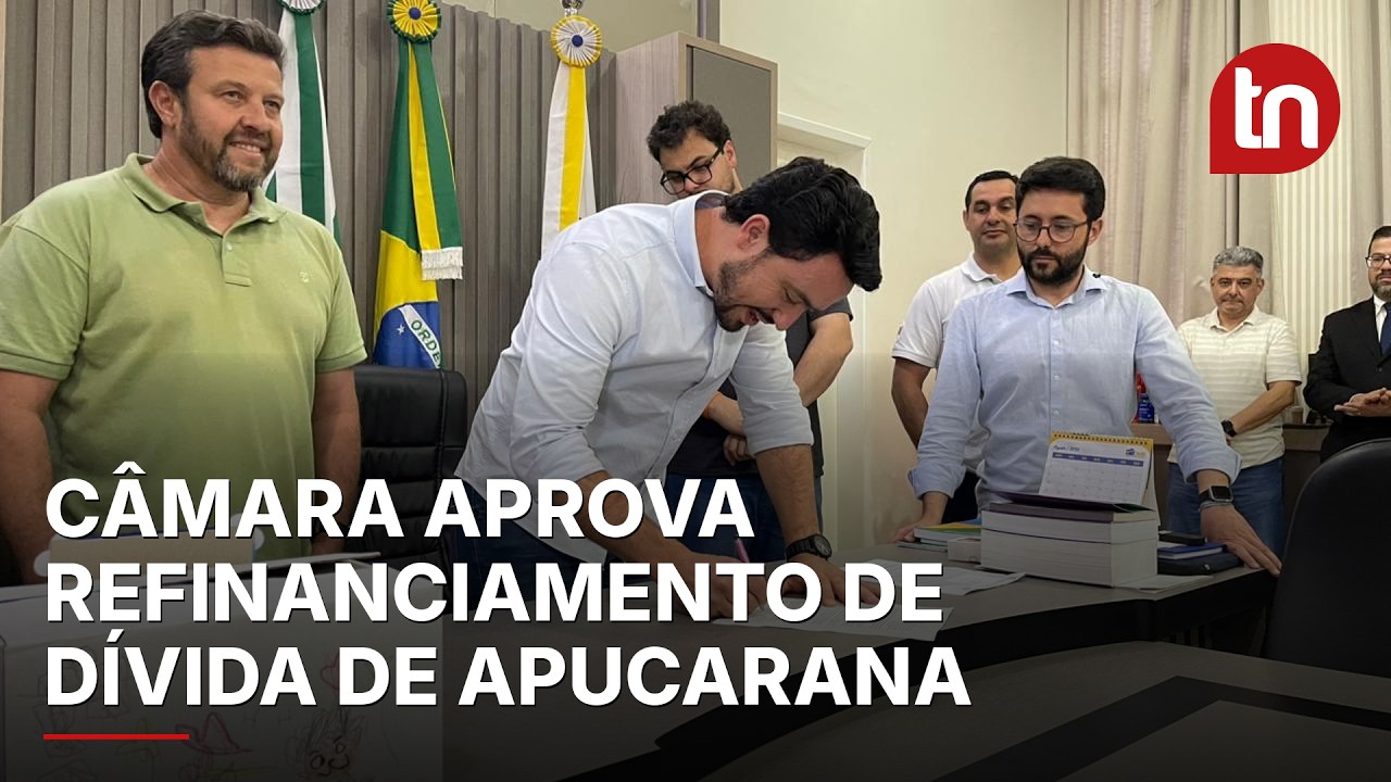 Câmara de Apucarana aprova adesão a refinanciamento de dívida