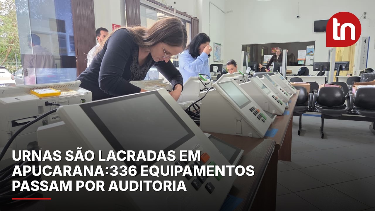 Cartório realiza auditoria e lacração de urnas em Apucarana