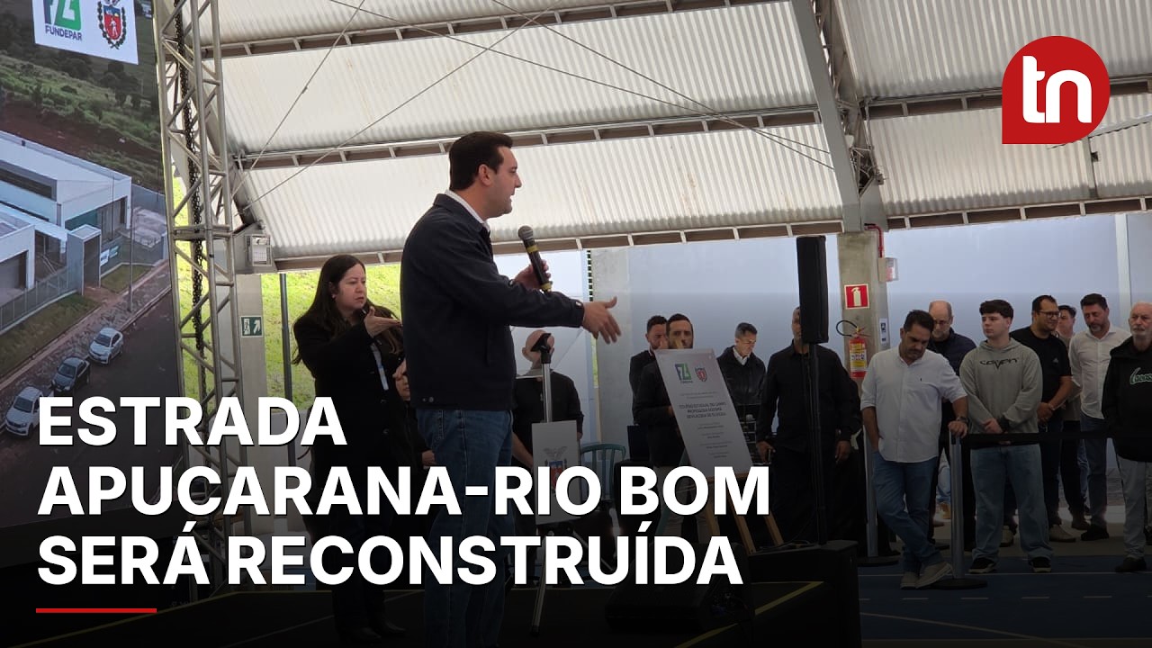 Governo do Estado autoriza licitação para a reconstrução da Estrada Apucarana-Rio Bom