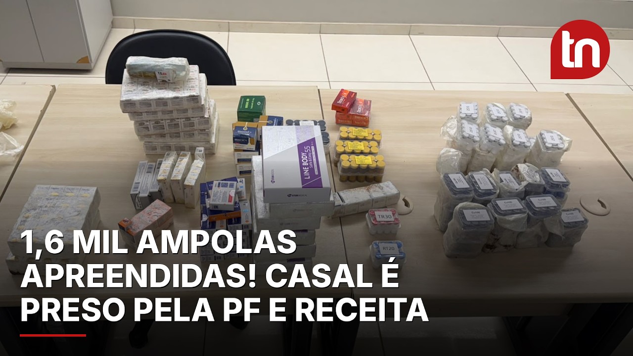 PF e Receita apreendem 1,6 mil ampolas de medicamentos entre Arapongas e Rolândia
