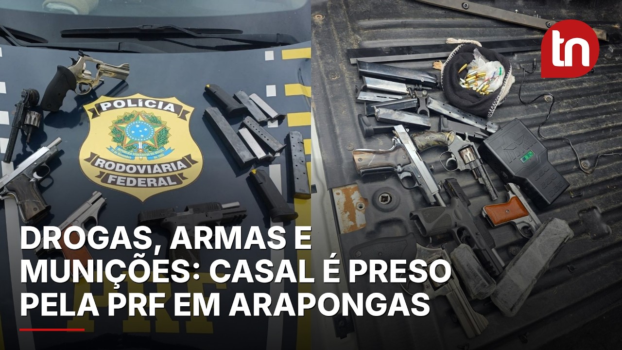 PRF apreende mais de 20 kg de drogas, armas e munições em Arapongas