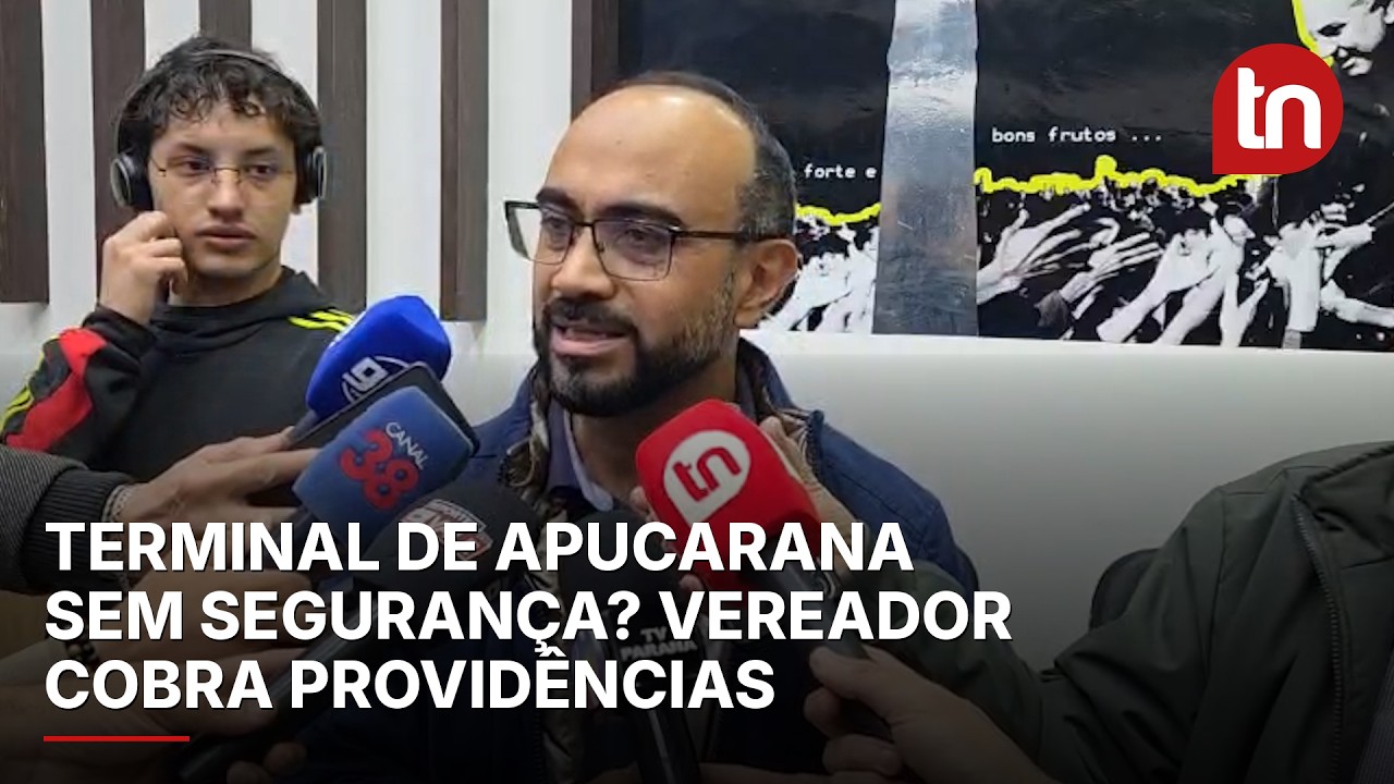 Vereador cobra segurança no terminal de Apucarana