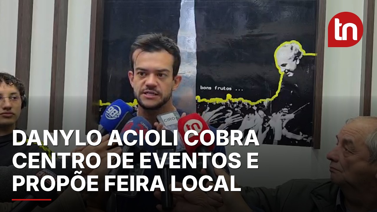 Vereador Danylo Acioli cobra centro de eventos e propõe feira local