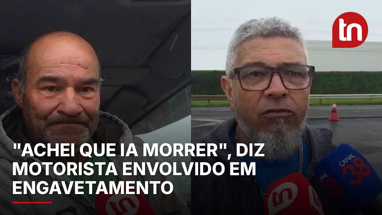 “Achei que ia morrer”, diz motorista após acidente com seis veículos na BR-369