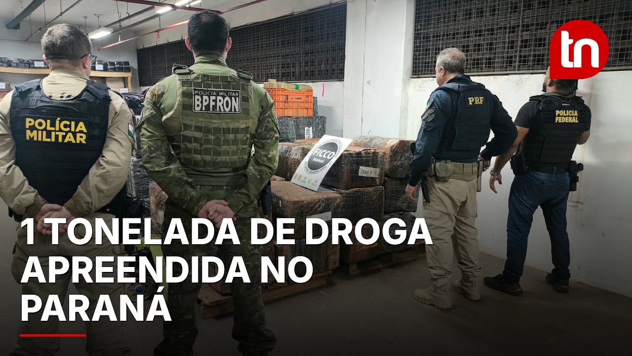 Motorista foge e abandona 1 tonelada de maconha no PR após perseguição