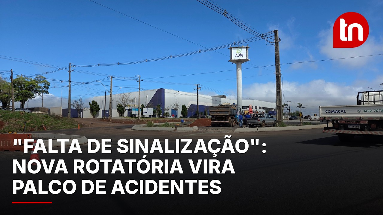 "Falta de sinalização": nova rotatória vira palco de acidentes e gera debate