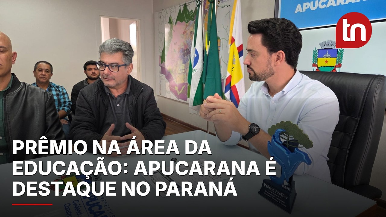 Apucarana conquista prêmio estadual pela qualidade da gestão da Educação