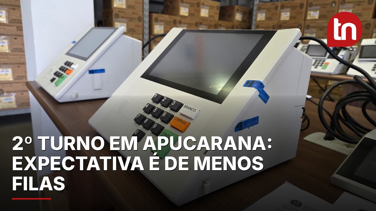 Apucarana deve ter votação mais rápida e menos filas no 2º turno