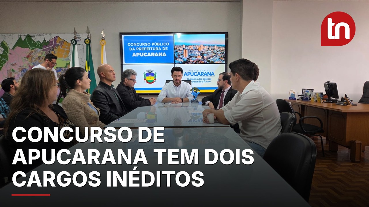 Concurso de Apucarana terá dois cargos inéditos na prefeitura