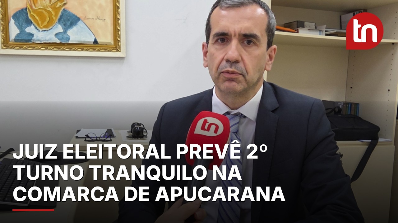 Juiz eleitoral prevê 2º turno tranquilo na comarca de Apucarana