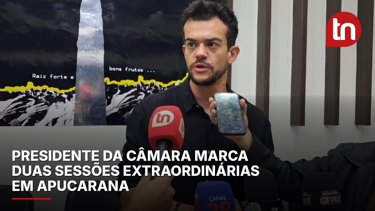 Presidente da Câmara marca duas sessões extraordinárias em Apucarana
