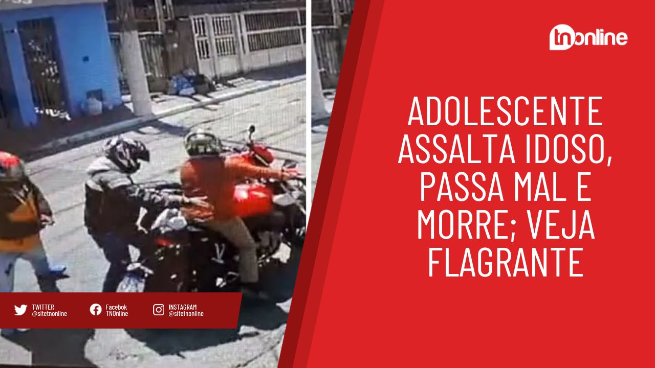Adolescente assalta idoso, passa mal e morre