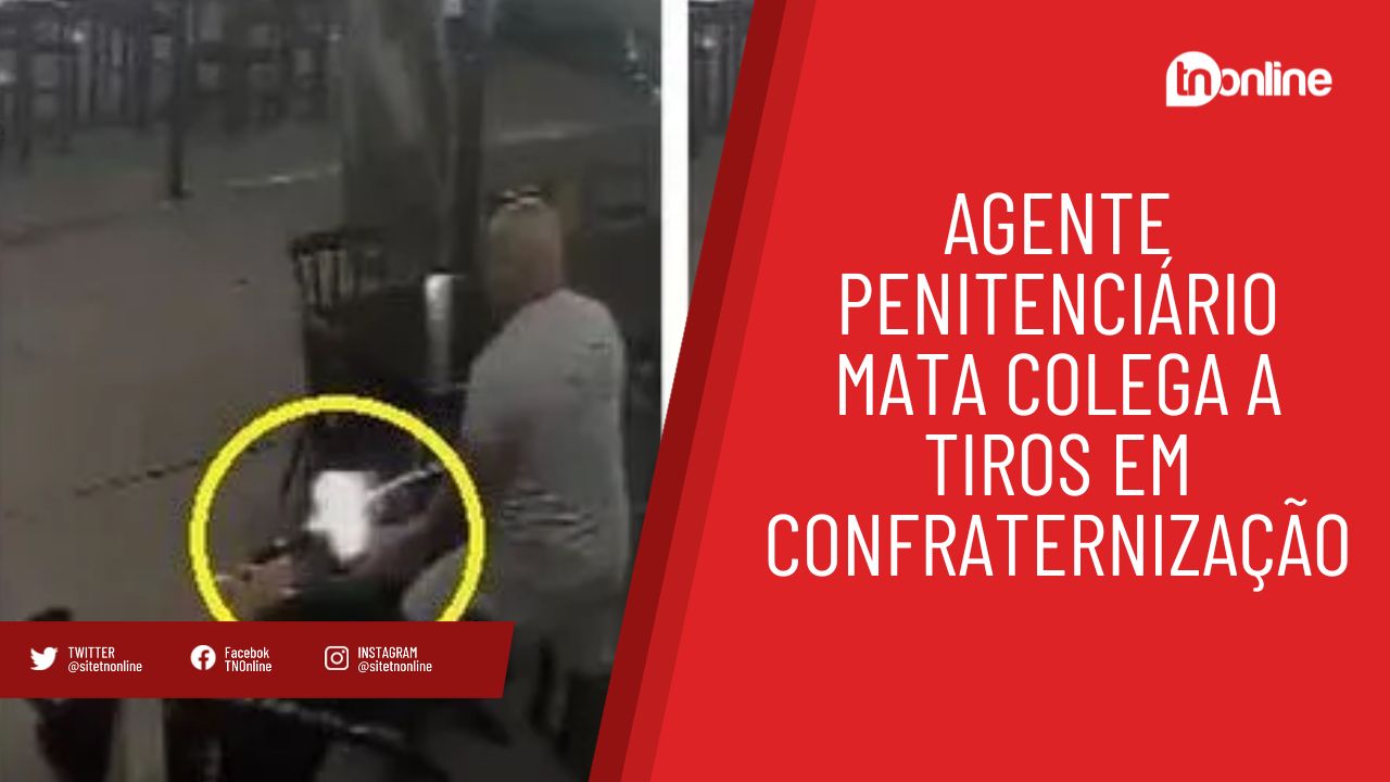 Agente penitenciário mata colega a tiros em confraternização