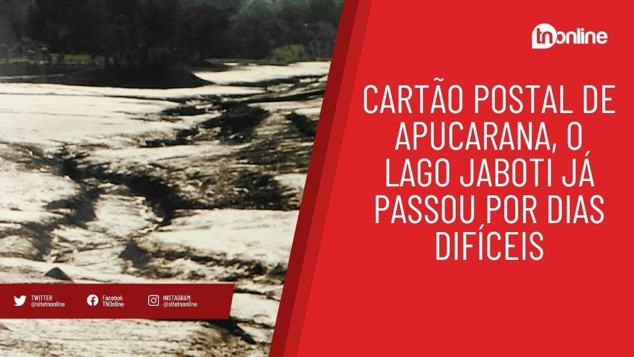 Cartão postal de Apucarana, o Lago Jaboti já passou por dias difíceis