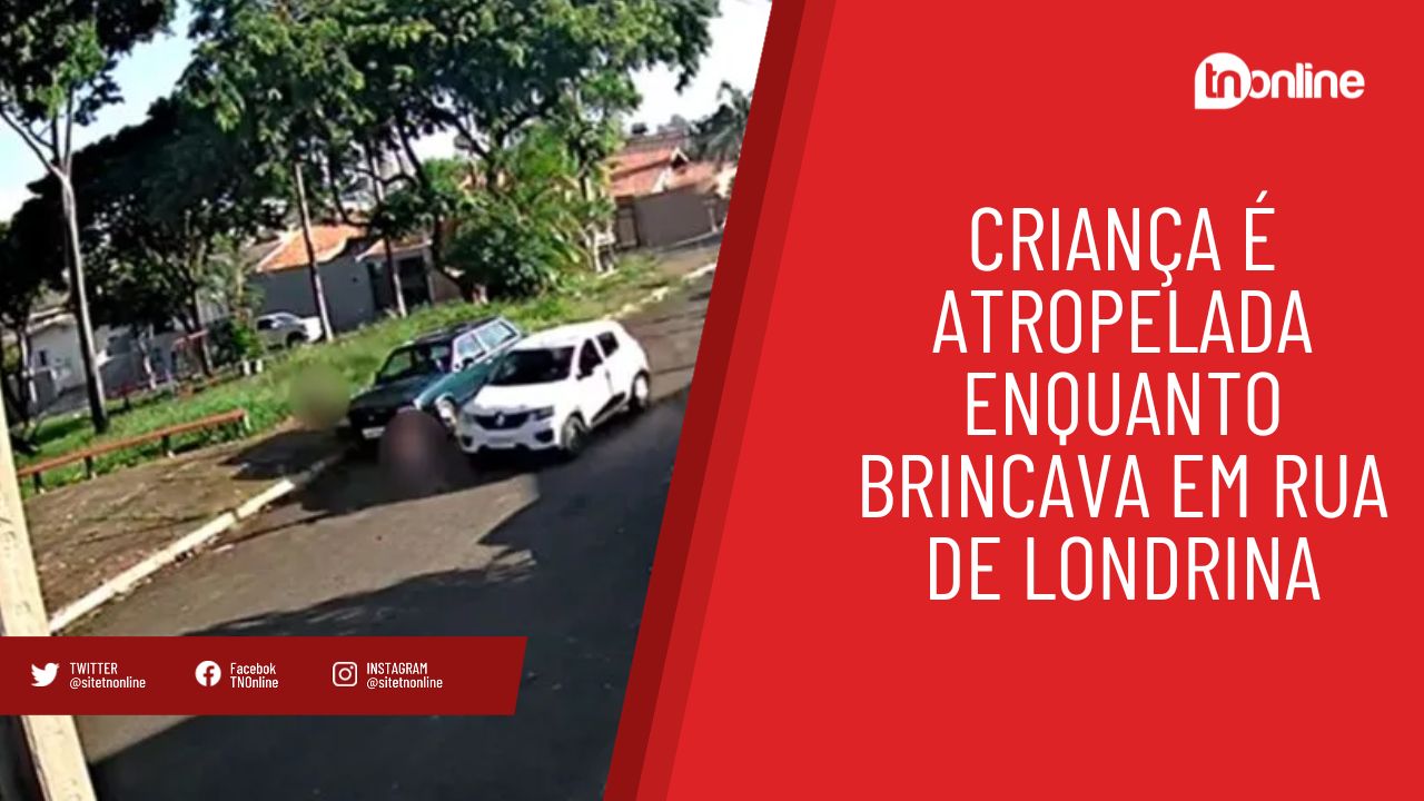 Criança é atropelada enquanto brincava em rua de Londrina