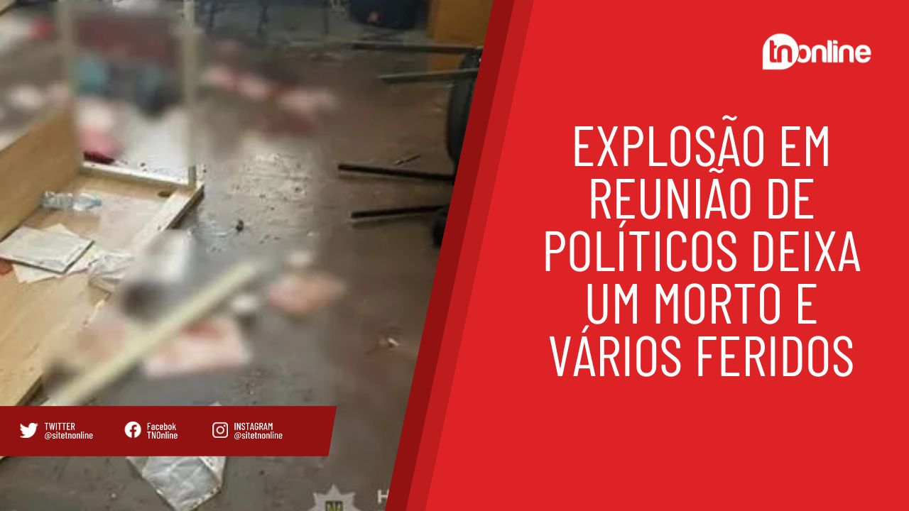 Explosão em reunião de políticos deixa um morto e vários feridos