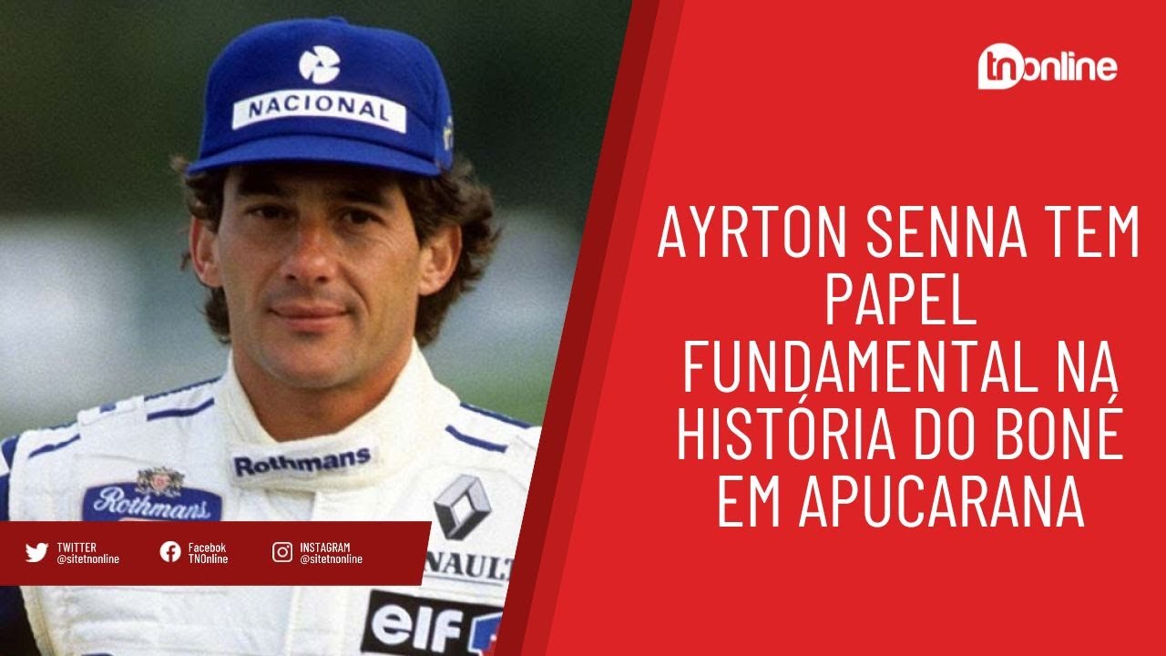Ayrton Senna tem papel fundamental na história do boné em Apucarana