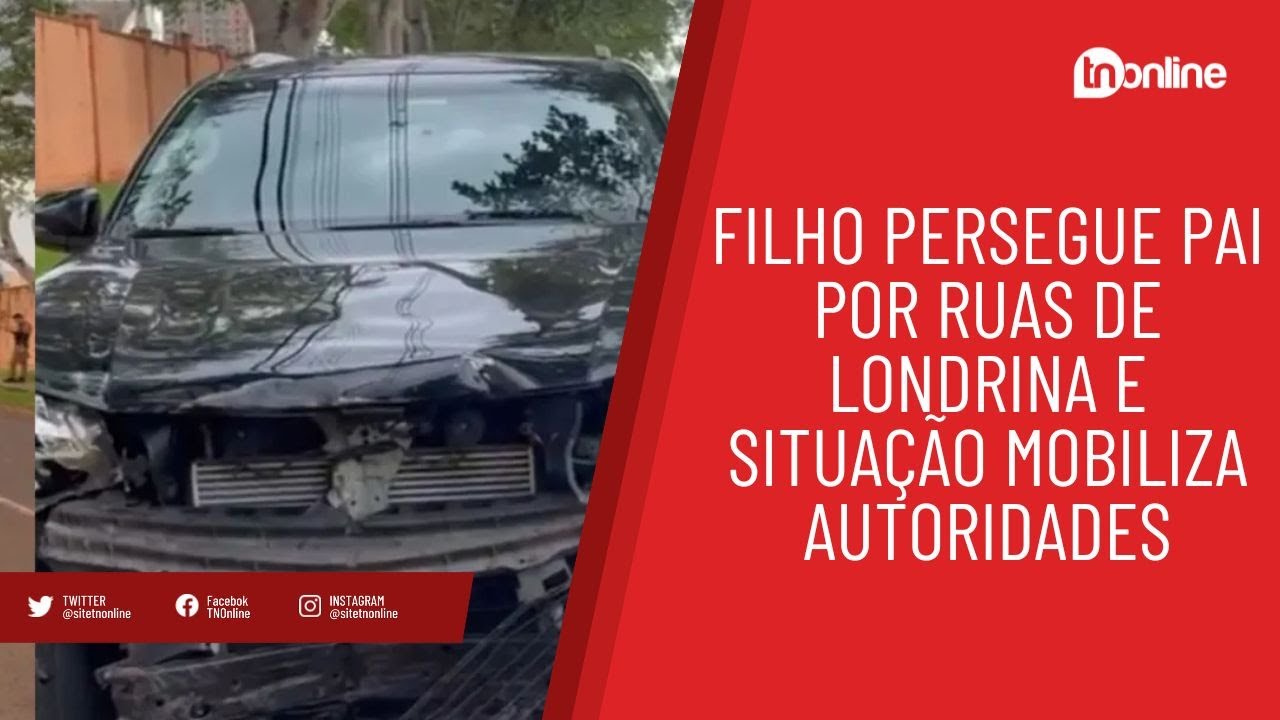 Filho persegue e atropela pai no norte do Paraná