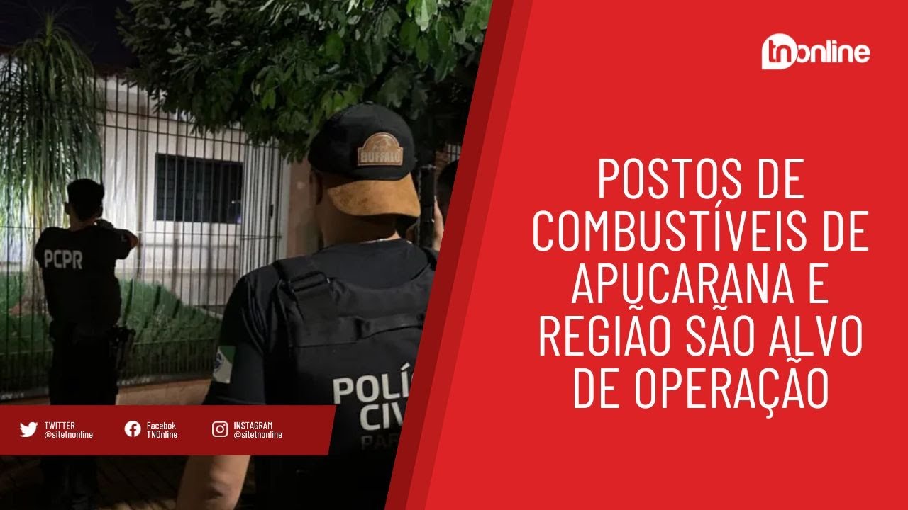 Postos de combustíveis de Apucarana e região são alvo de operação