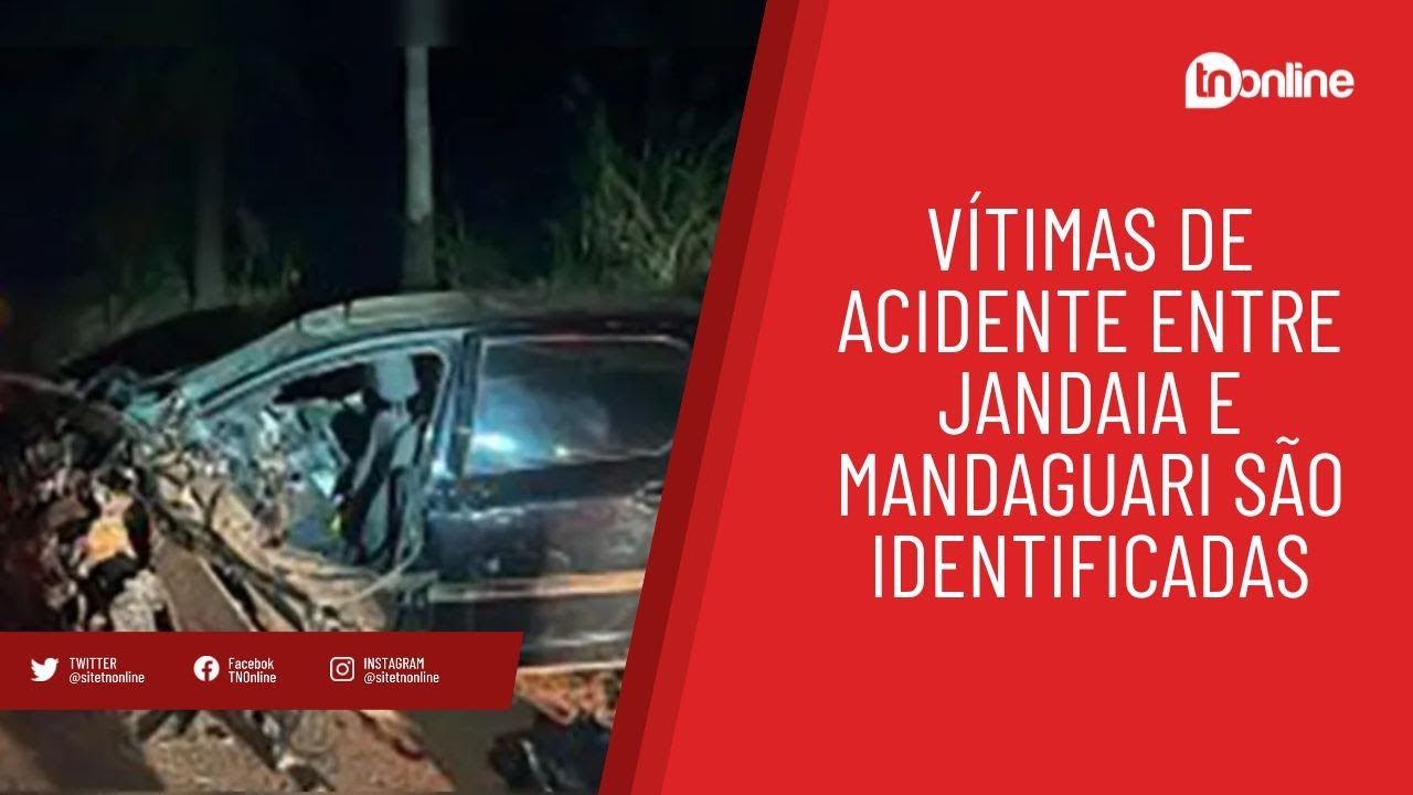 Vítimas de acidente entre Jandaia e Mandaguari são identificadas