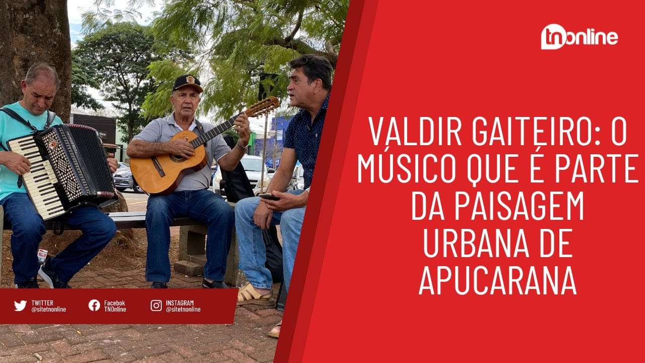 Valdir Sanfoneiro: o músico que integra a paisagem urbana de Apucarana