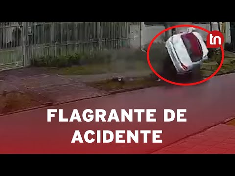Flagrante! Vídeo mostra acidente com carro de mais de meio milhão