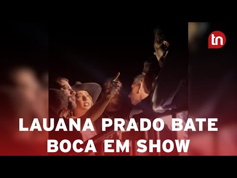 Lauana Prado se envolve em confusão com prefeito antes de show