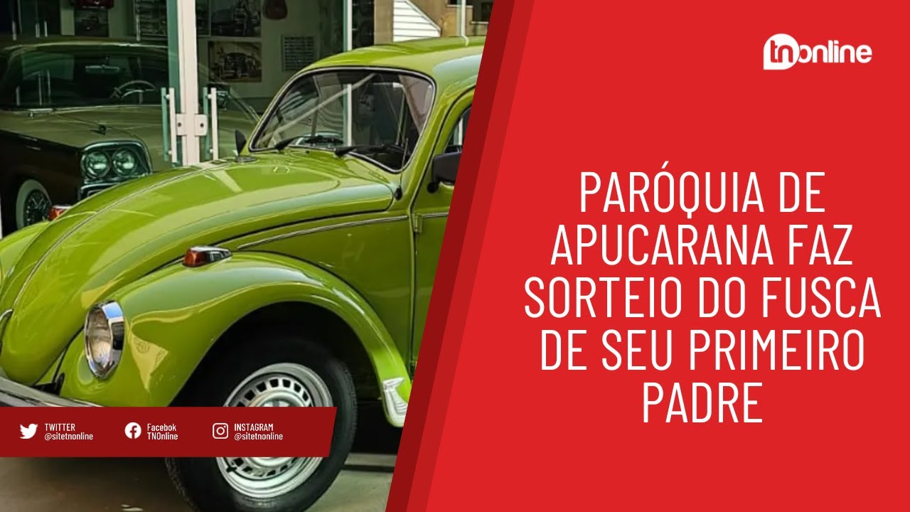 Paróquia de Apucarana faz sorteio do Fusca de seu primeiro padre