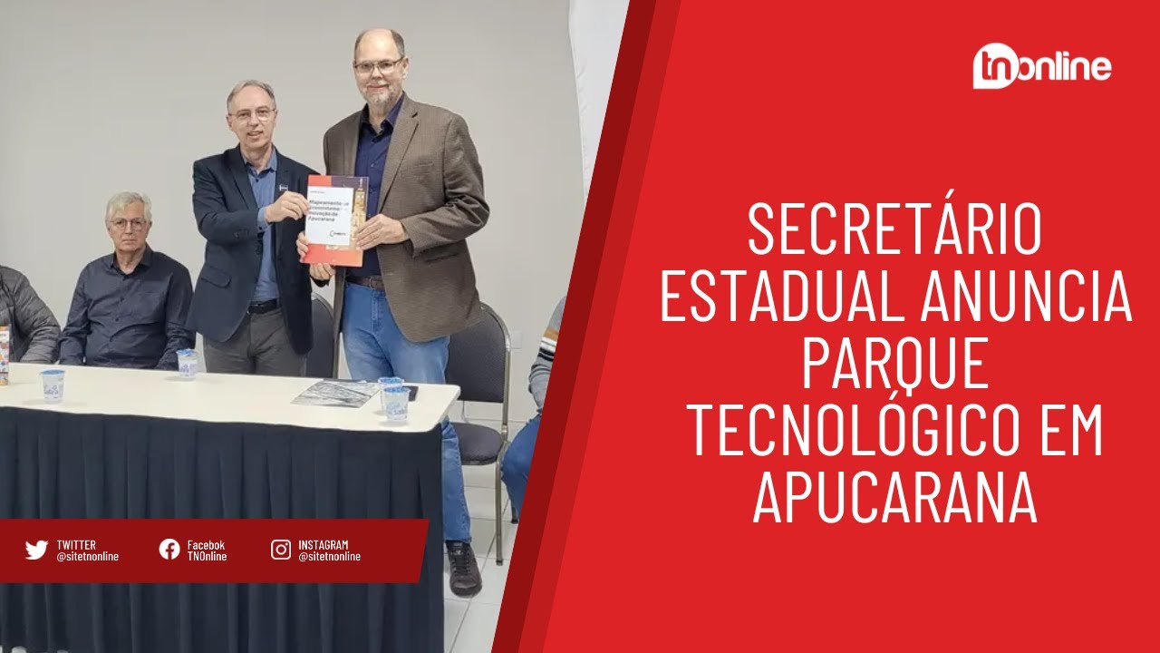 Secretário anuncia parque tecnológico em Apucarana