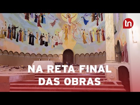 Catedral de Apucarana ganha novo piso; veja como estão obras