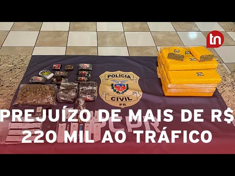 Droga vinda da África é apreendida pela Polícia Civil de Apucarana