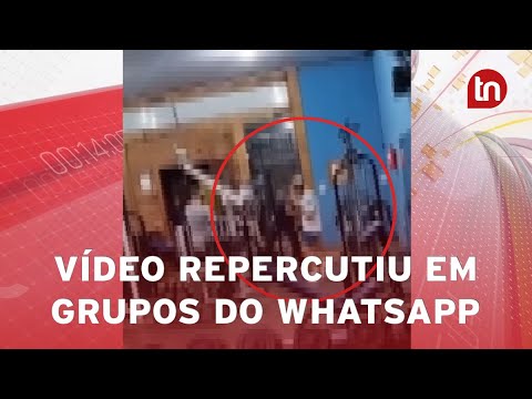 Homem apanha de cinta dentro de academia no PR