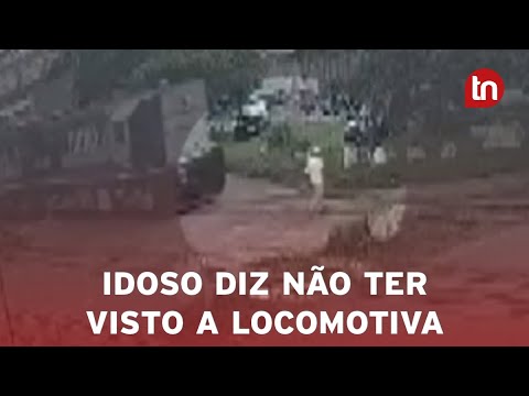 Idoso sobrevive ao ser atropelado por trem no Paraná