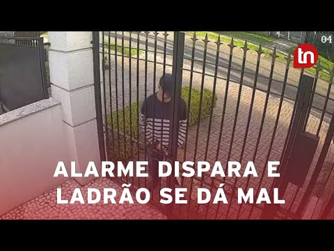 Ladrão se atrapalha e fica preso após invadir condomínio